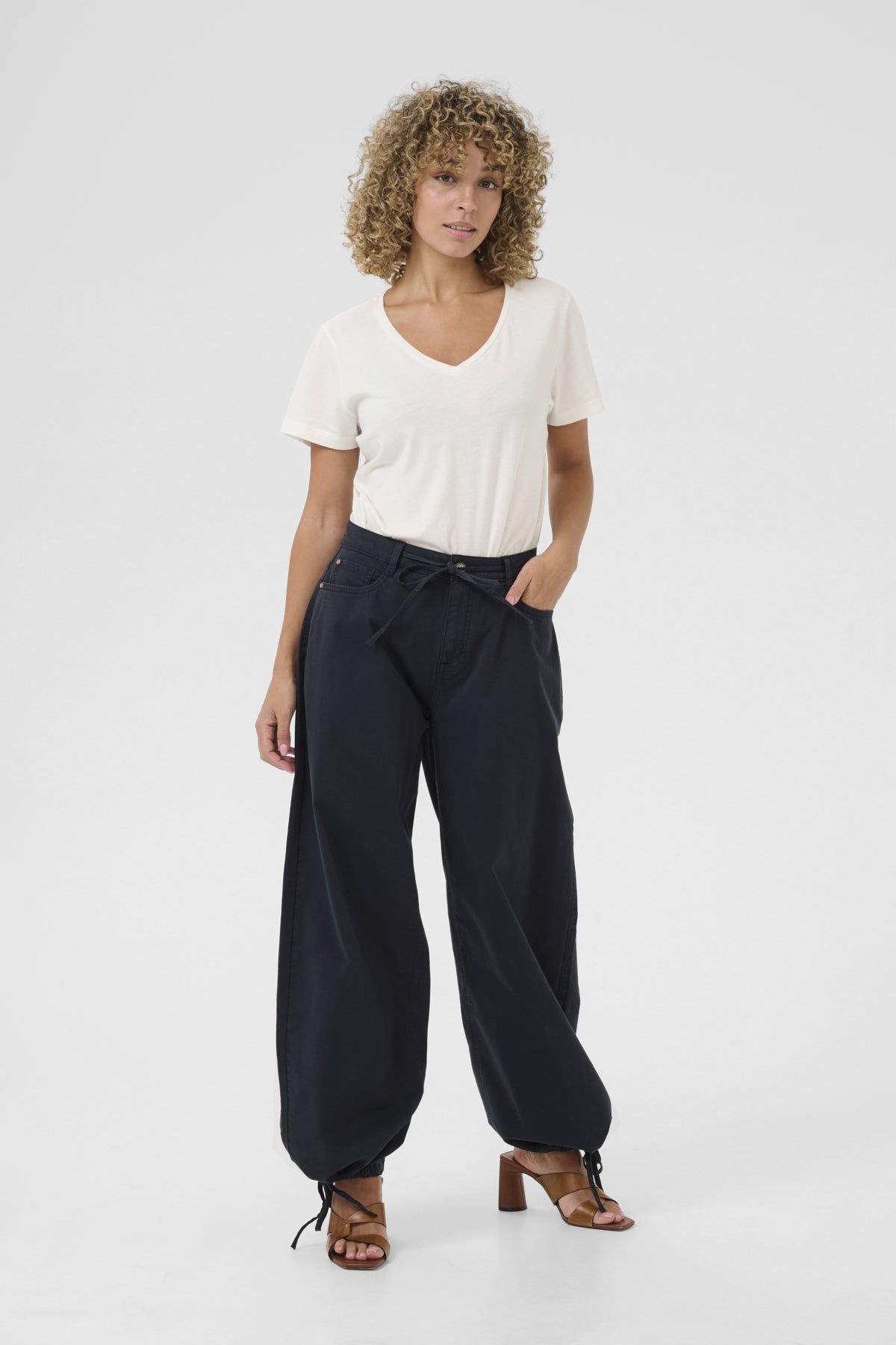 CRBerta Loose Twill - Relaxed Navy Blazer - 10613648
