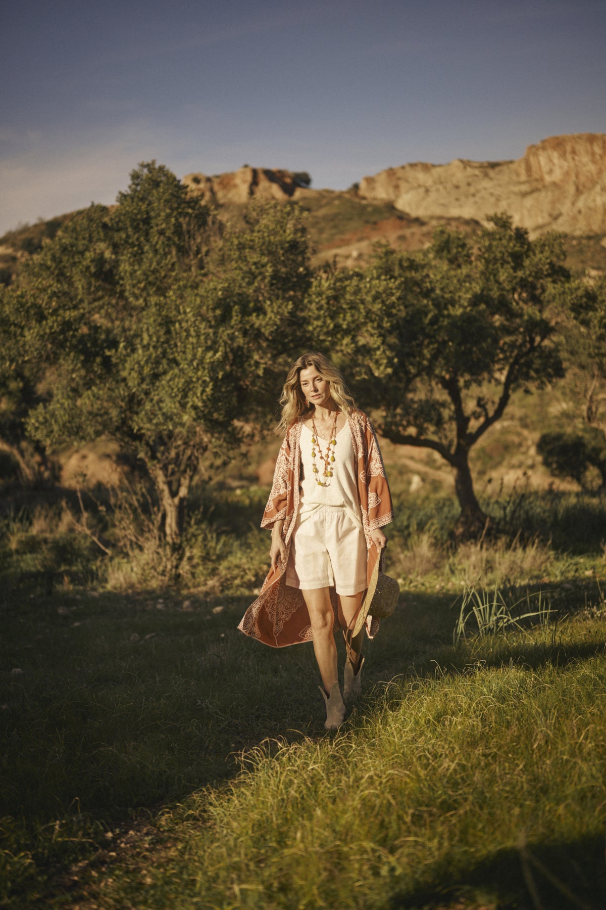 CRTyla Kimono Bruchetta med broderi