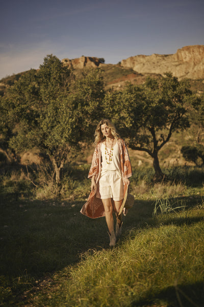 CRTyla Kimono Bruchetta med broderi Thumbnail
