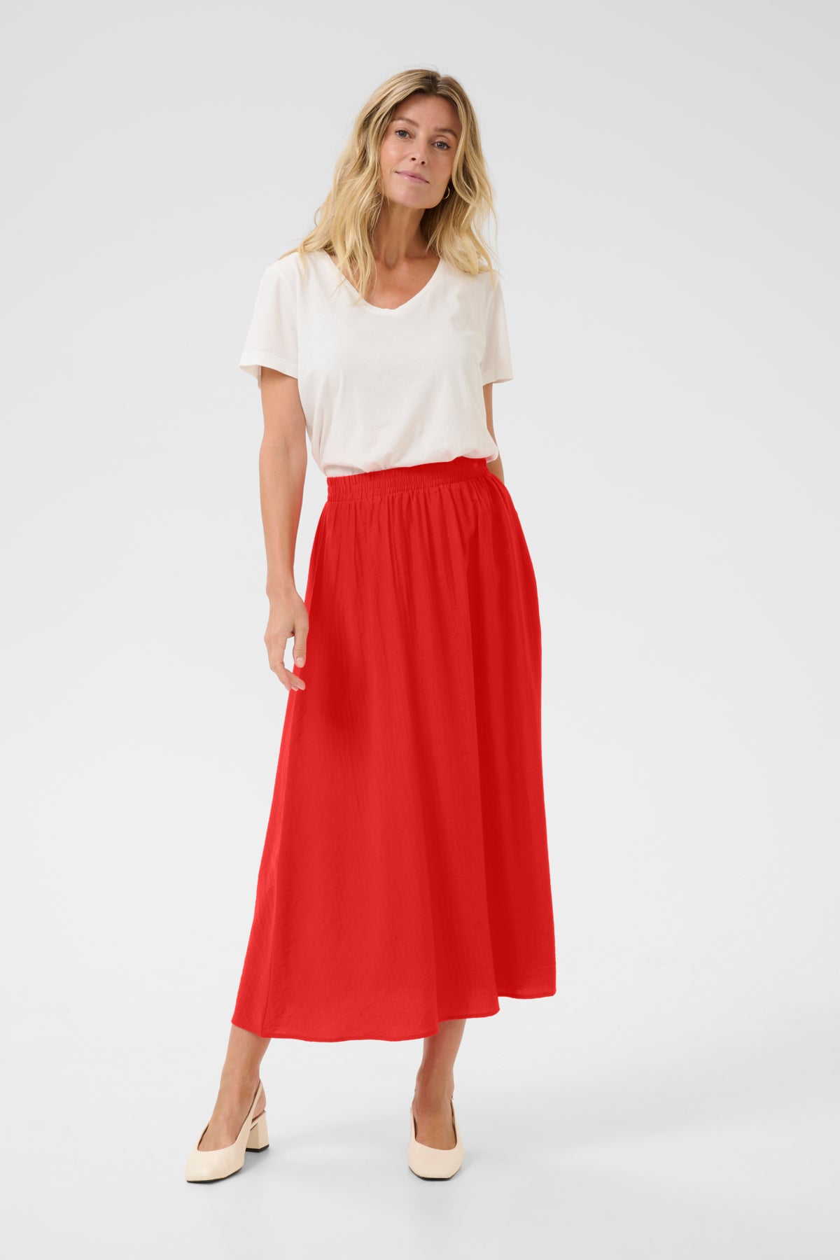 CRLori Kjol Flame Scarlet - 10613825