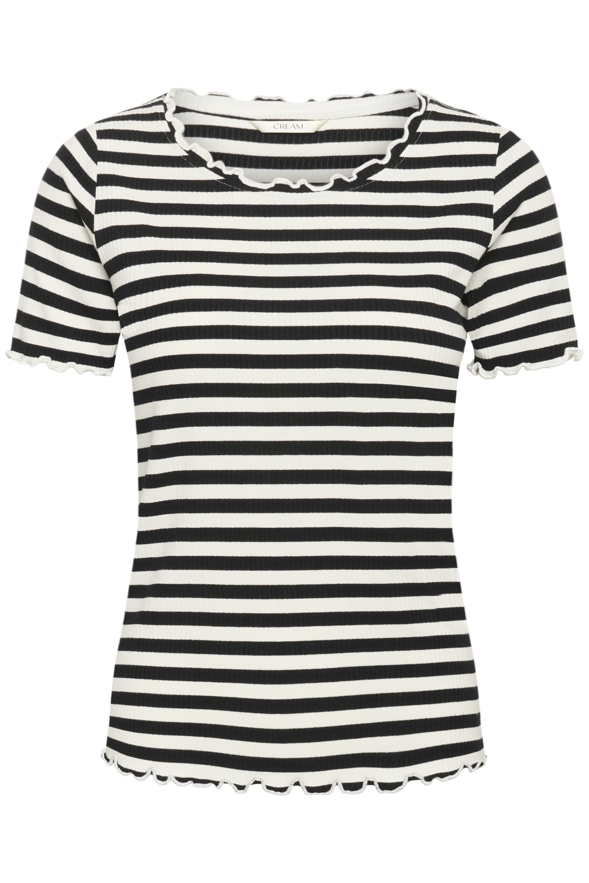 CRRibba randig t-shirt Pitch Black Stripe - 10613876