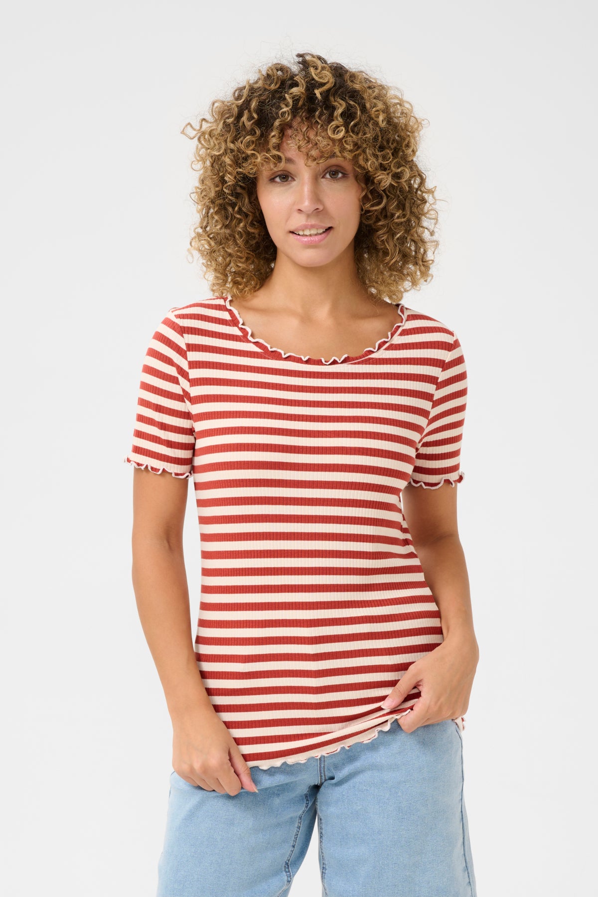 CRRibba randig T-shirt Bruchetta Stripe - 10613876