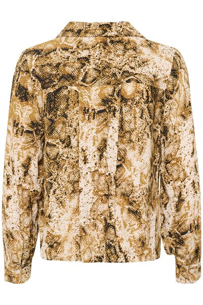 CRAyda Skjorta Tobacco Snake - 10613899 Thumbnail