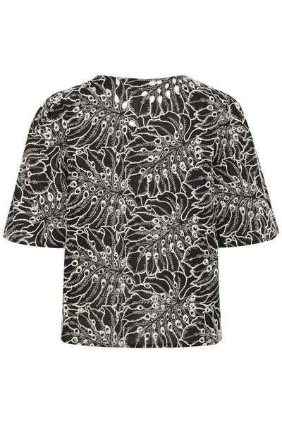 CRAdelena Blouse Black Birch Embroidery - 10613910 Thumbnail