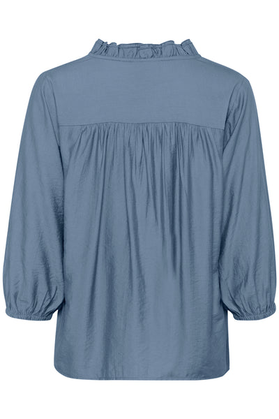 CRSofia Frill Blouse Blue Heaven - 10613913 Thumbnail