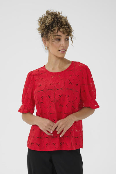 CRLibby Lace Blouse Toreador - 10613918 Thumbnail