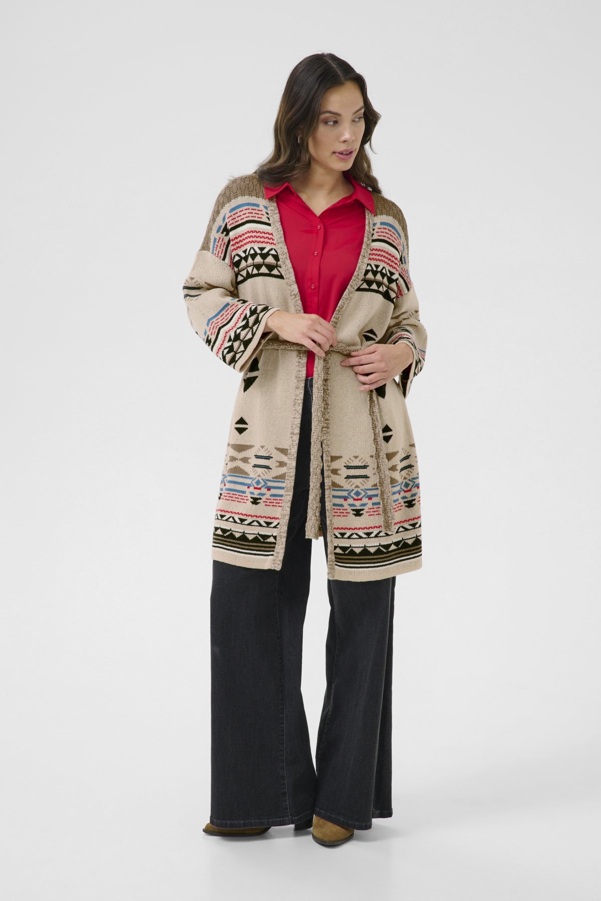 CREtta kofta Ethnic red and blue mix - 10613923