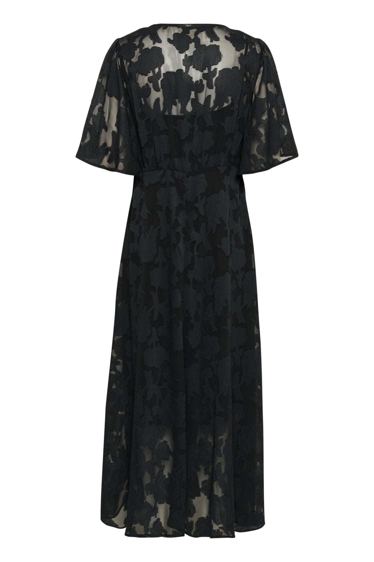 CRChery blommig klänning Pitch Black - 10614059