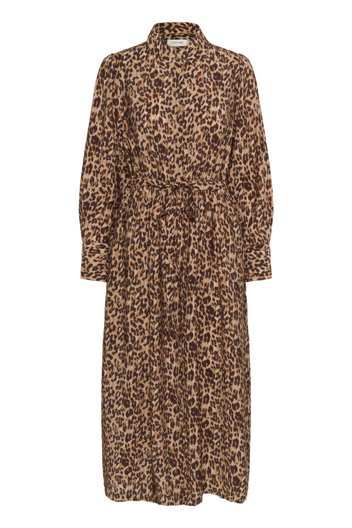 CREluna Skjortklänning Brun Leopard - 10614152