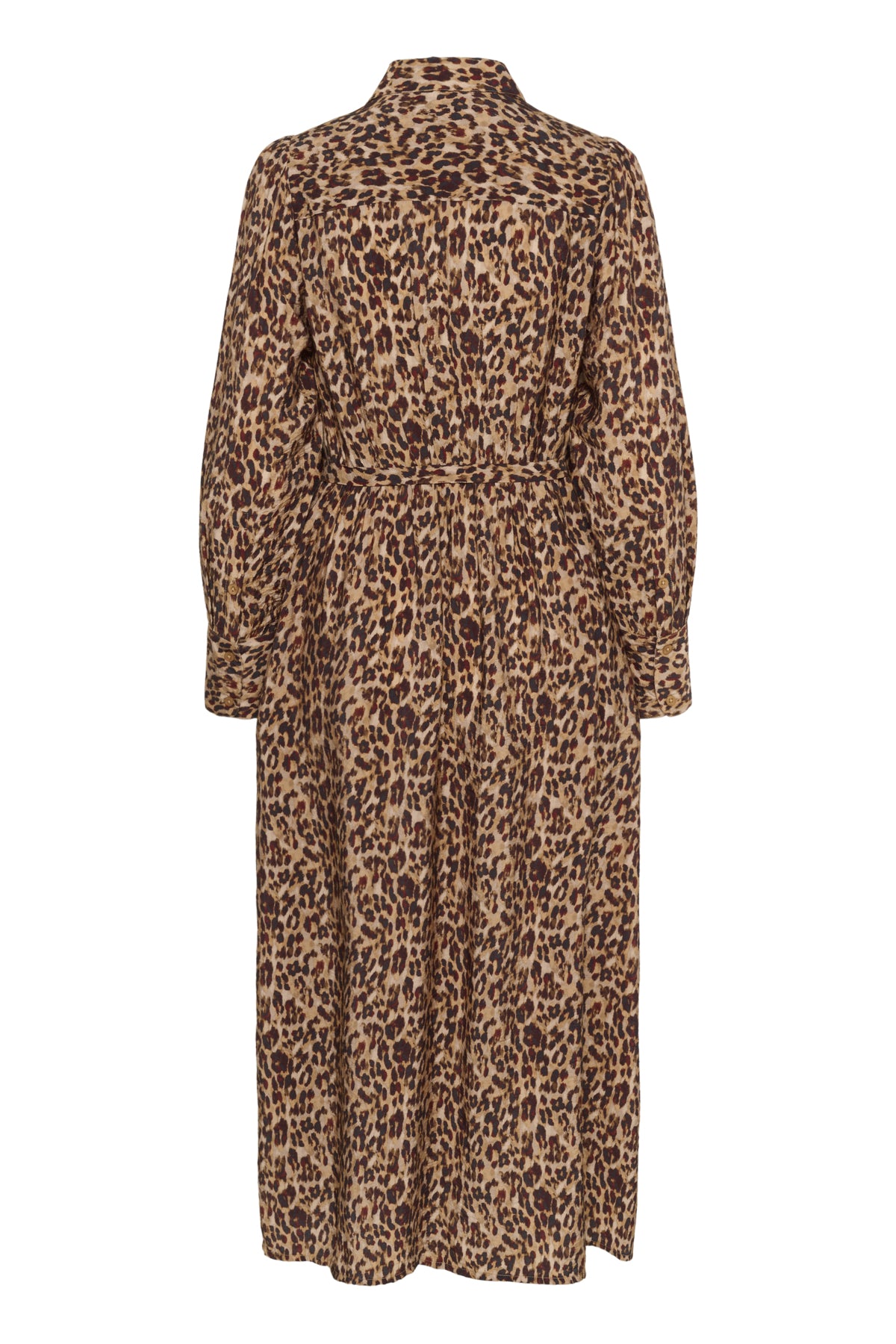 CREluna Skjortklänning Brun Leopard - 10614152