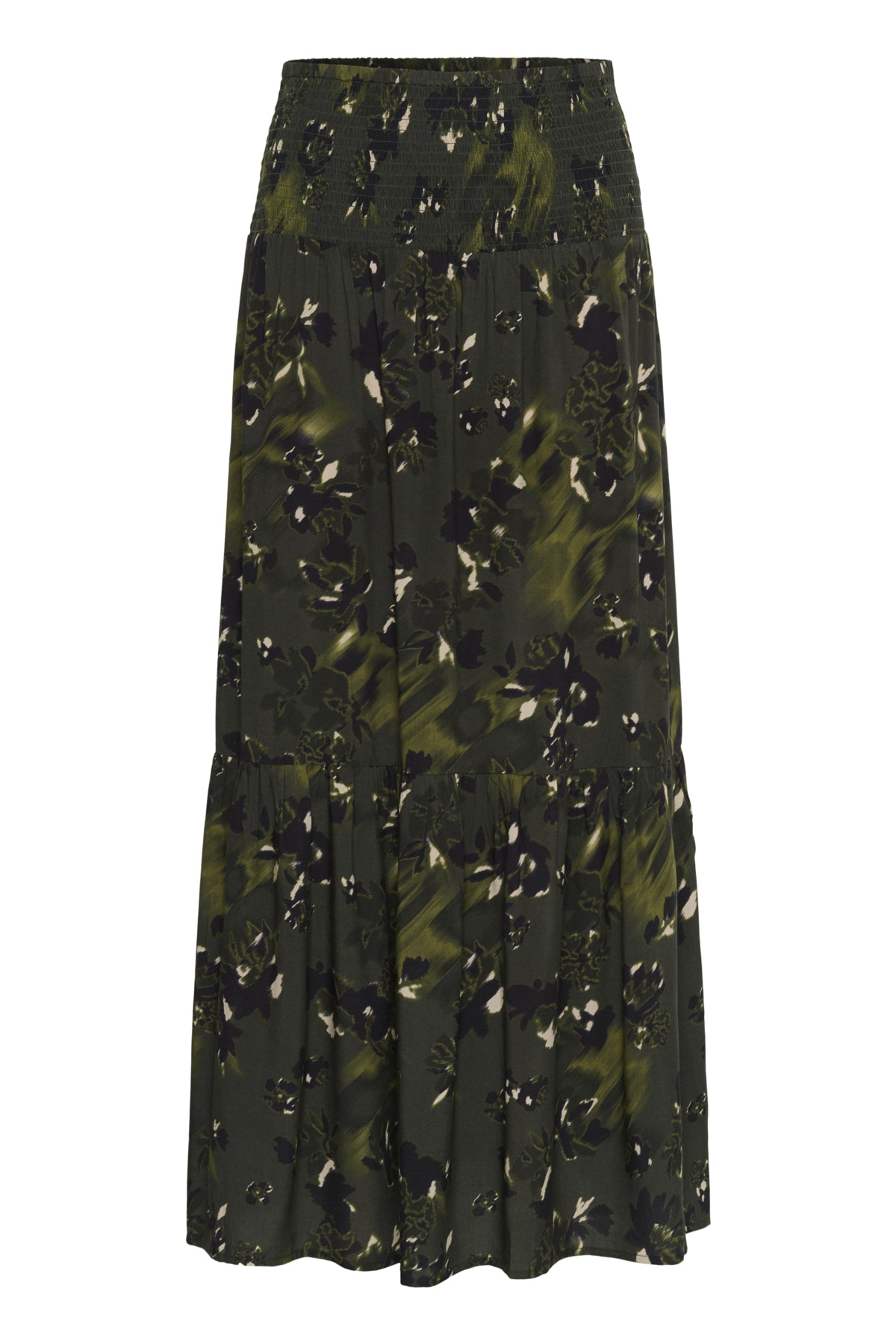 CRTiah Kjole Rifle Green Flower - 10614171