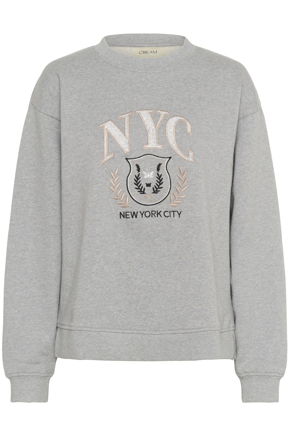 CRMirabella Sweatshirt Ljusgråmelerad - 10614203