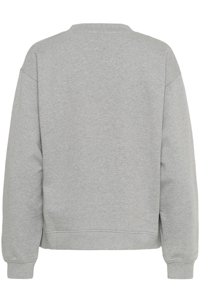 CRMirabella Sweatshirt Ljusgråmelerad - 10614203 Thumbnail