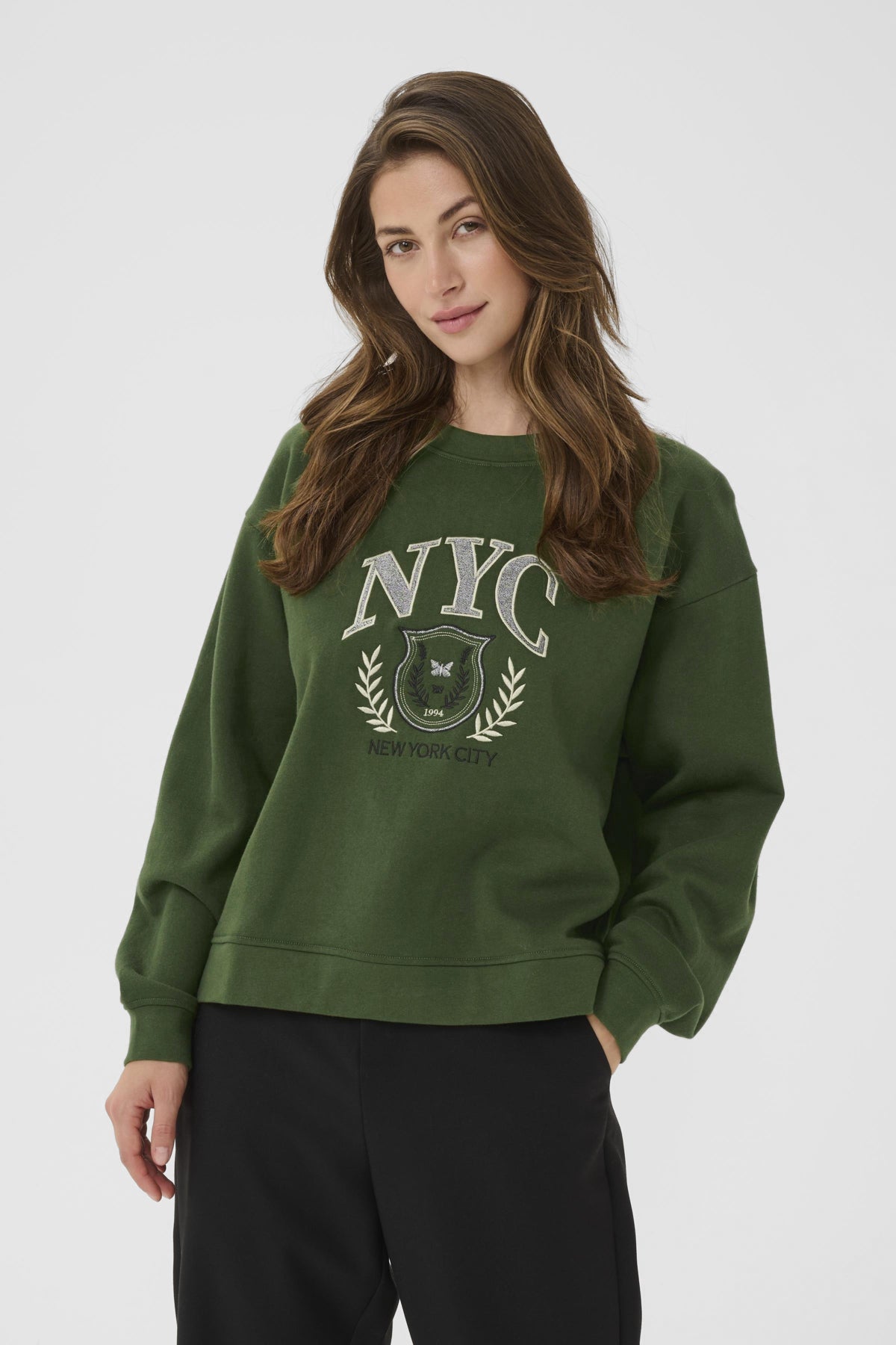 CRMirabella Sweatshirt Rifle Green - 10614203