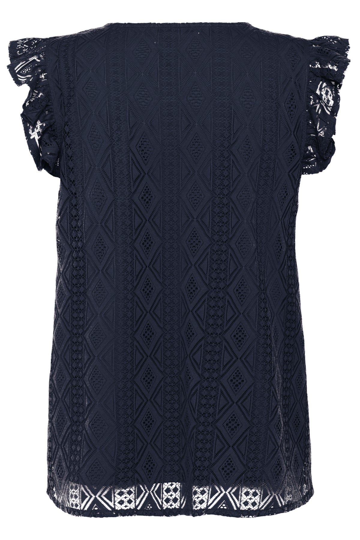 CRDanika Flounce Top Marinblå Blazer