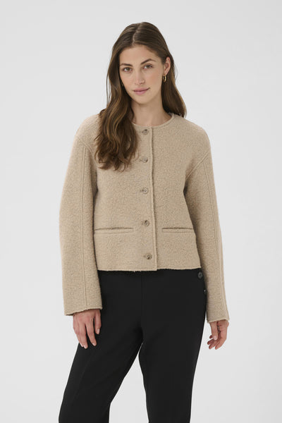 CRCazey Short Jacket Cobblestone - 10614211 Thumbnail