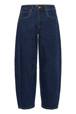 CRBahren Ankl Balloon Jeans-R Mörkblå denim - 100114 - 10614217