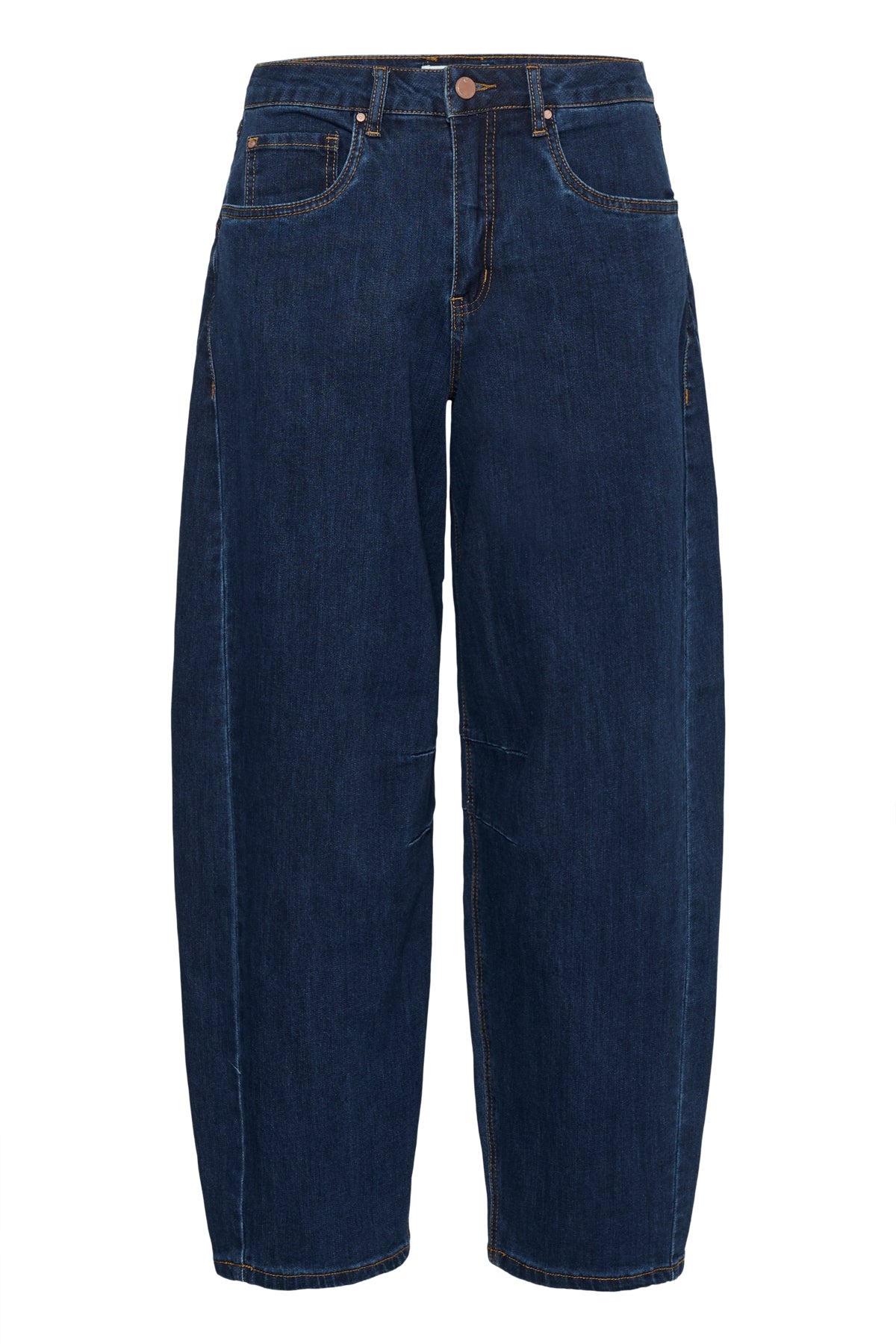 CRBahren Ankl Balloon Jeans-R Mörkblå denim - 100114 - 10614217
