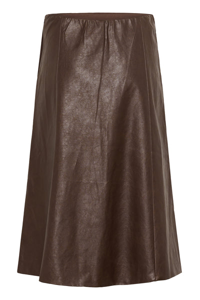 CRPaloma Kjol Brown Washed - 10614242 Thumbnail