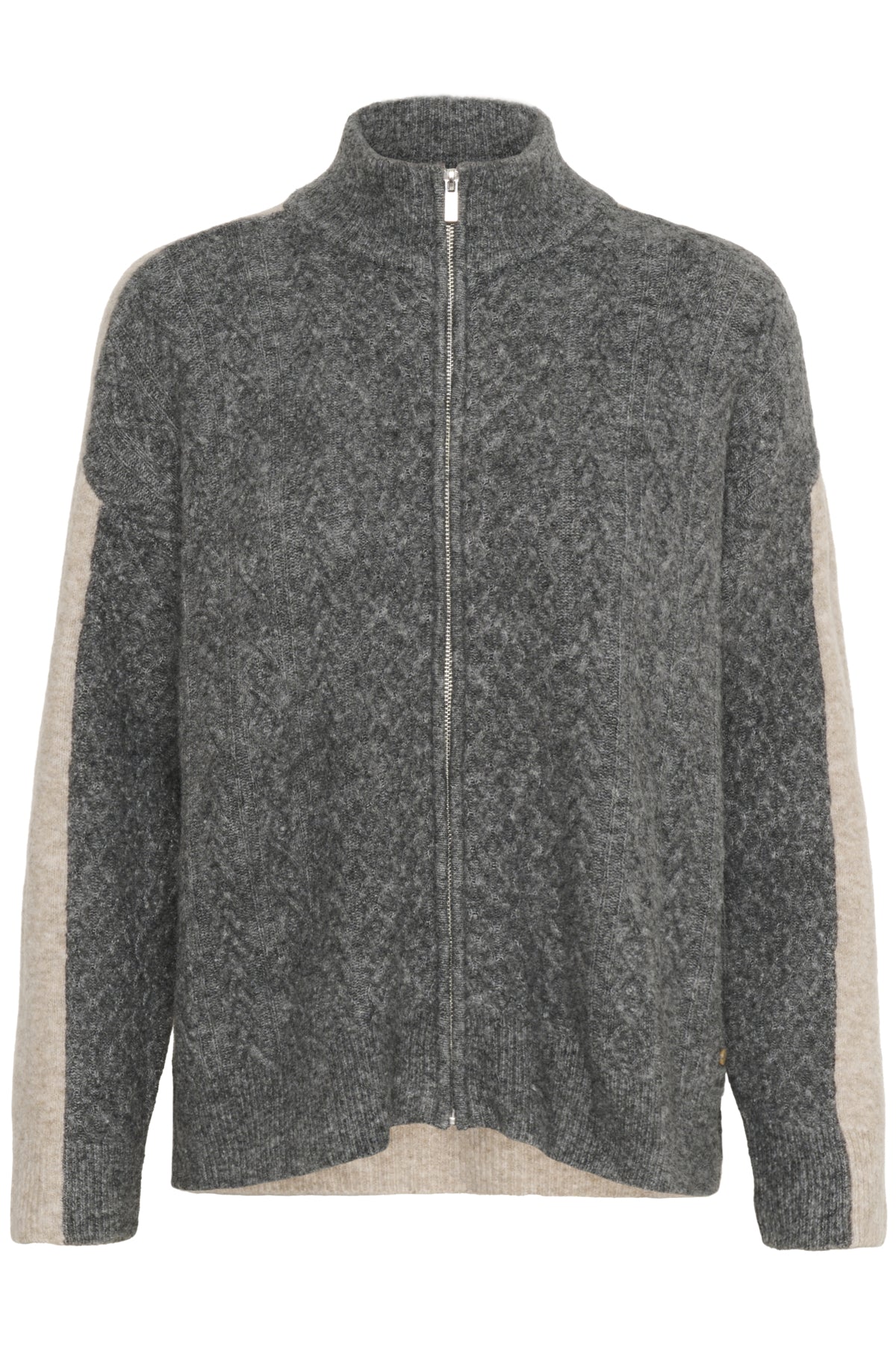 CRMyttah cardigan Grå och beige melerad - 10614245
