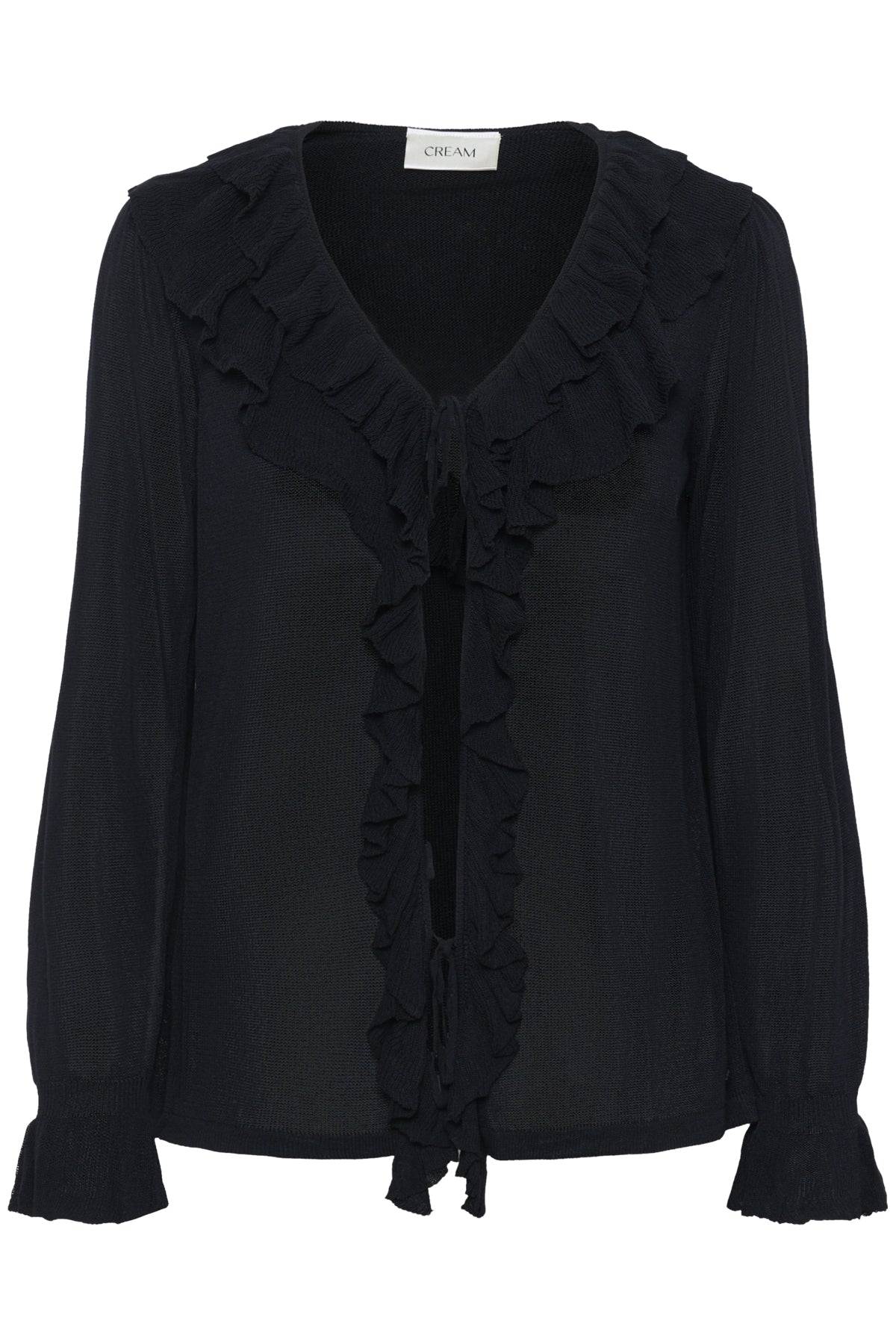 CRMezzino stickad blus Pitch Black - 10614268