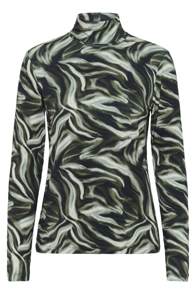 CRKausa Print T-shirt Grön Animal - 10614270 Thumbnail