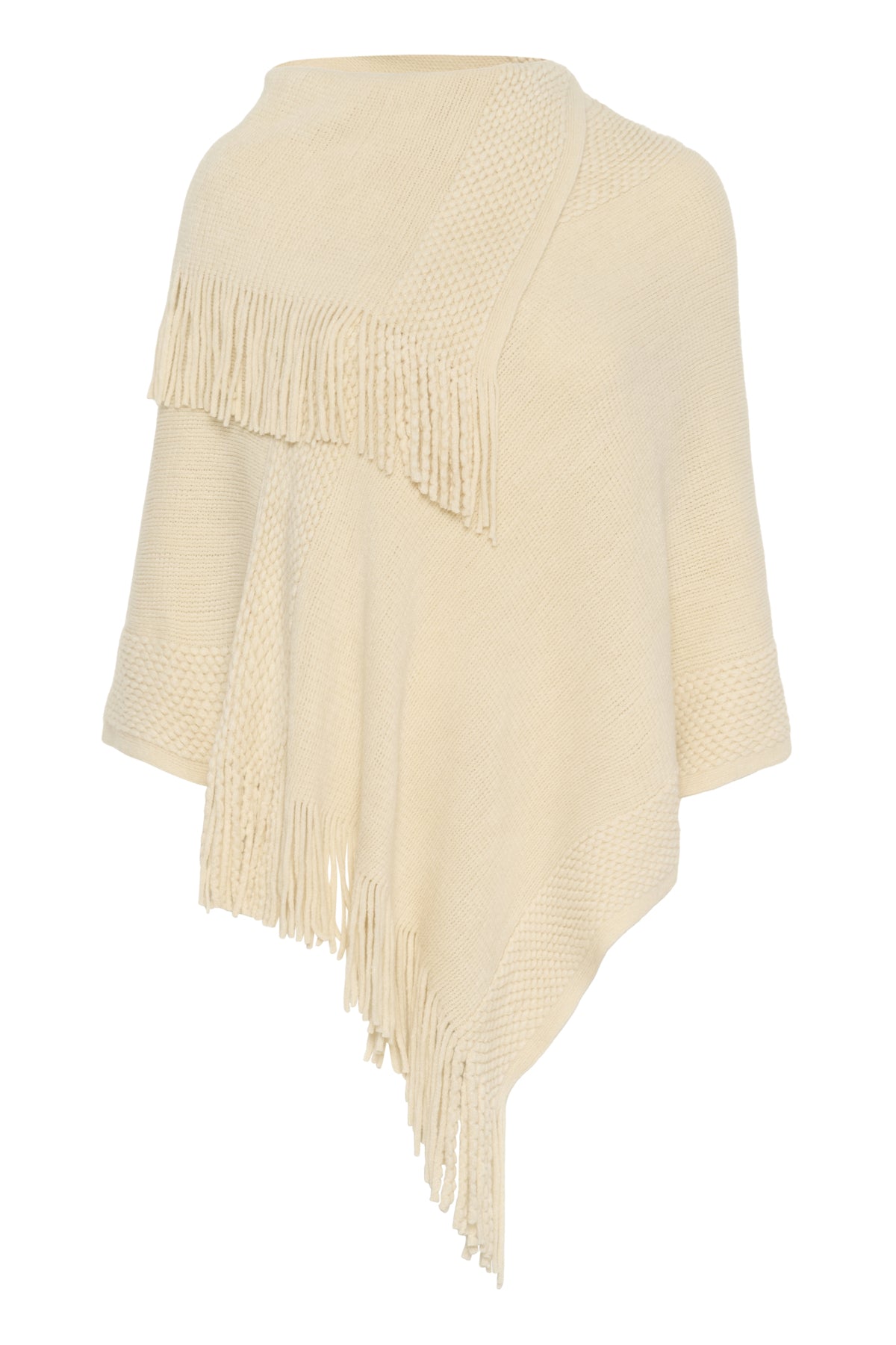 CRSivas Stickad Poncho Birch - 10614279