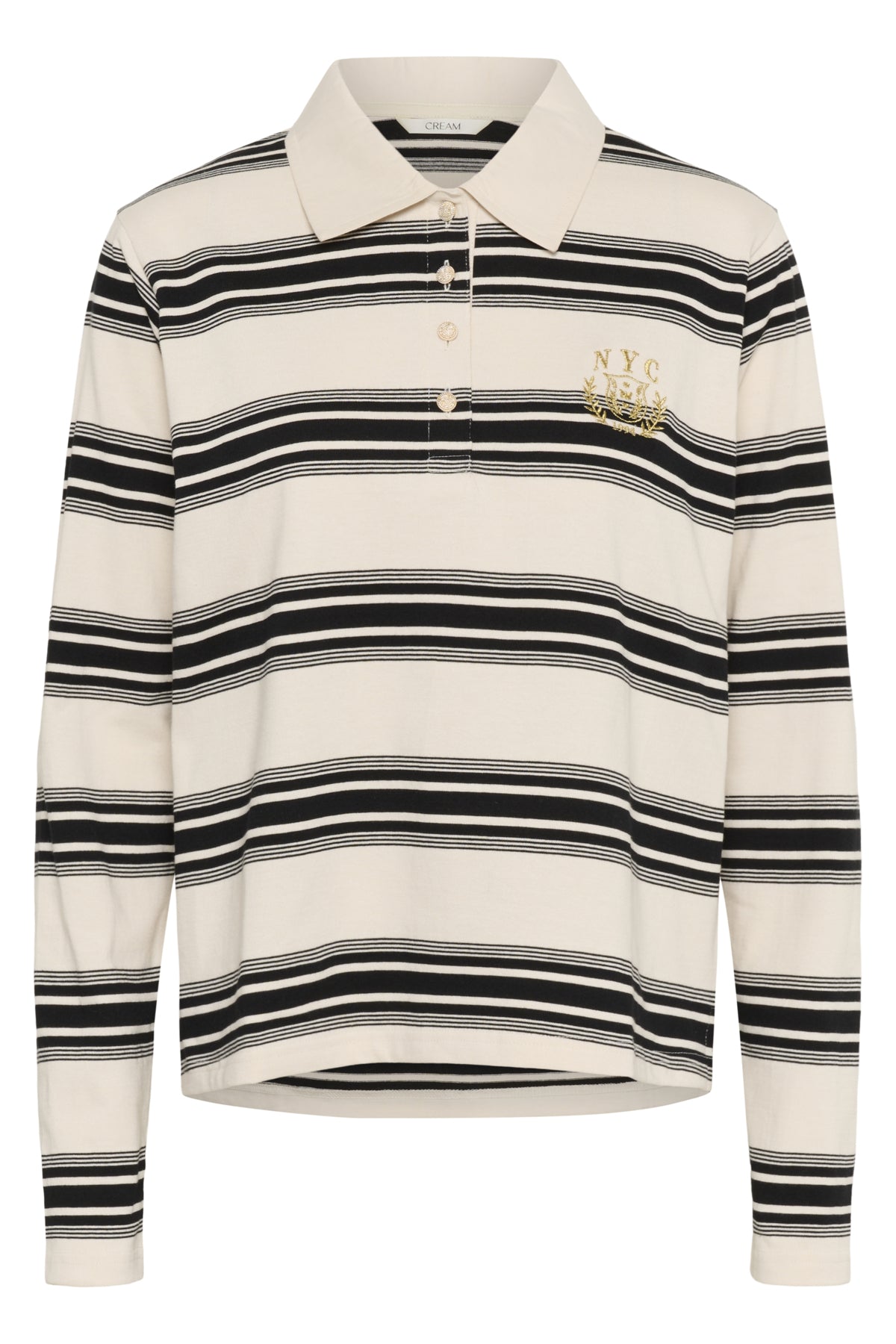 CRCarmell pikétröja Birch and black stripe - 10614302