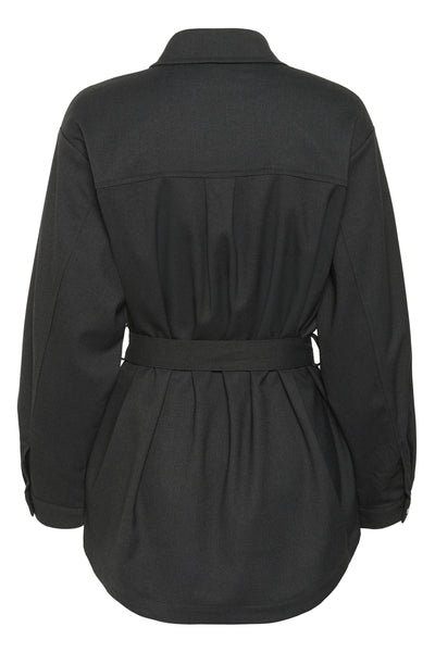 CRBabeth Overshirt Mörkgrå melange - 10614312 Thumbnail