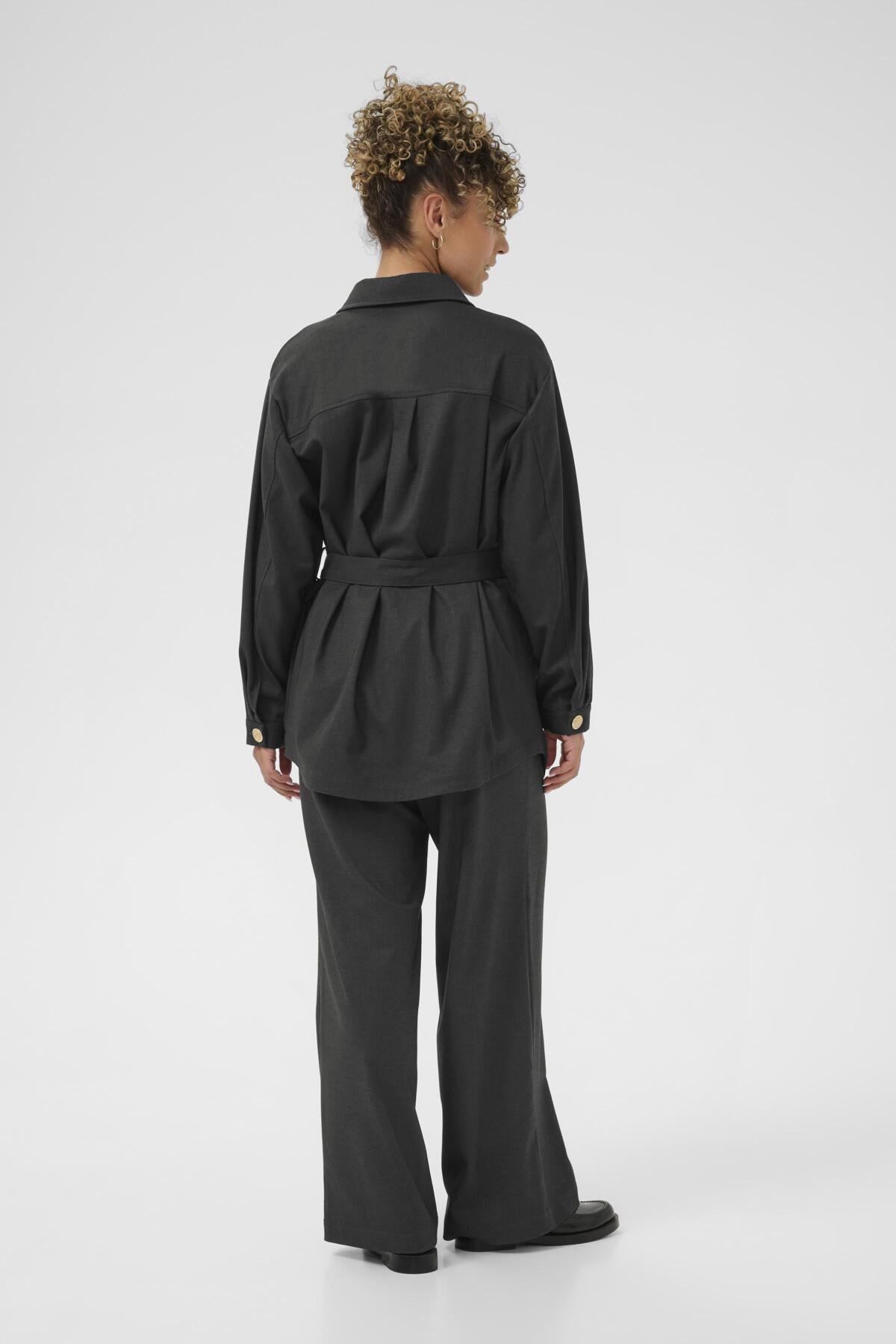 CRBabeth Overshirt Mörkgrå melange - 10614312