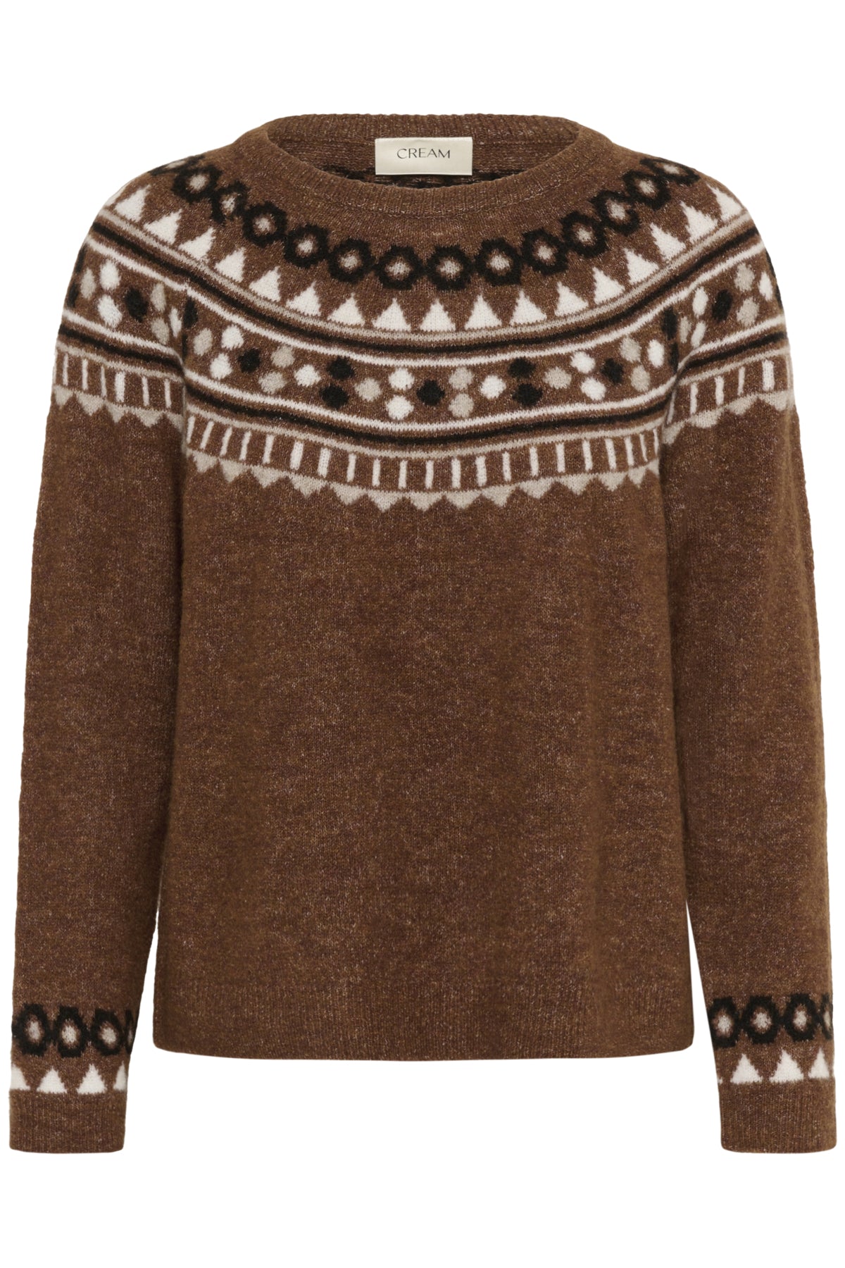 CRCherrie Pullover Sorrel Horse Melange - 10614328