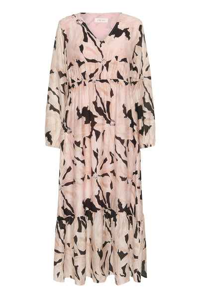 CRReese Long Dress Rose Dust Flower - 10614344 Thumbnail