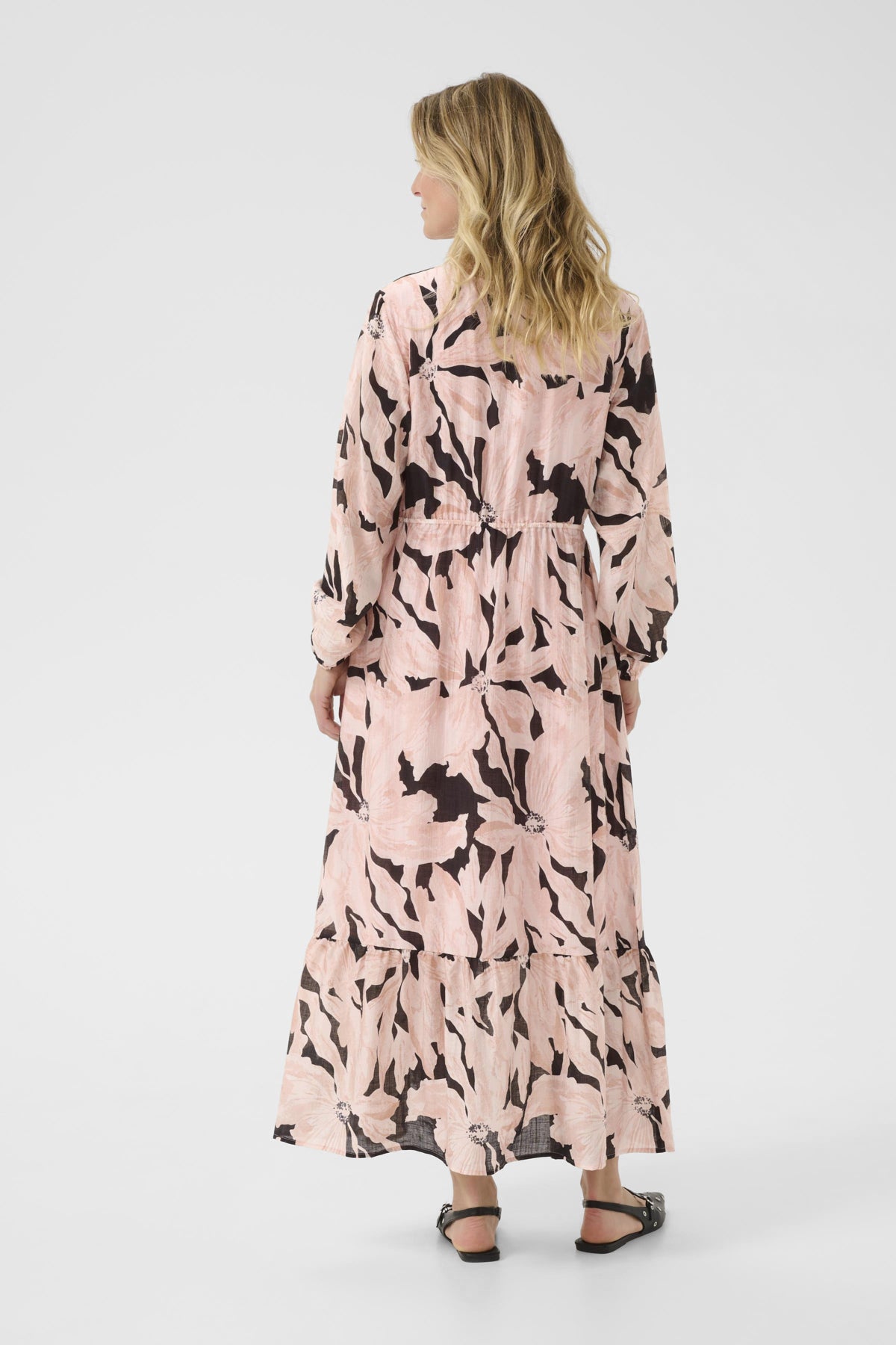 CRReese Long Dress Rose Dust Flower - 10614344