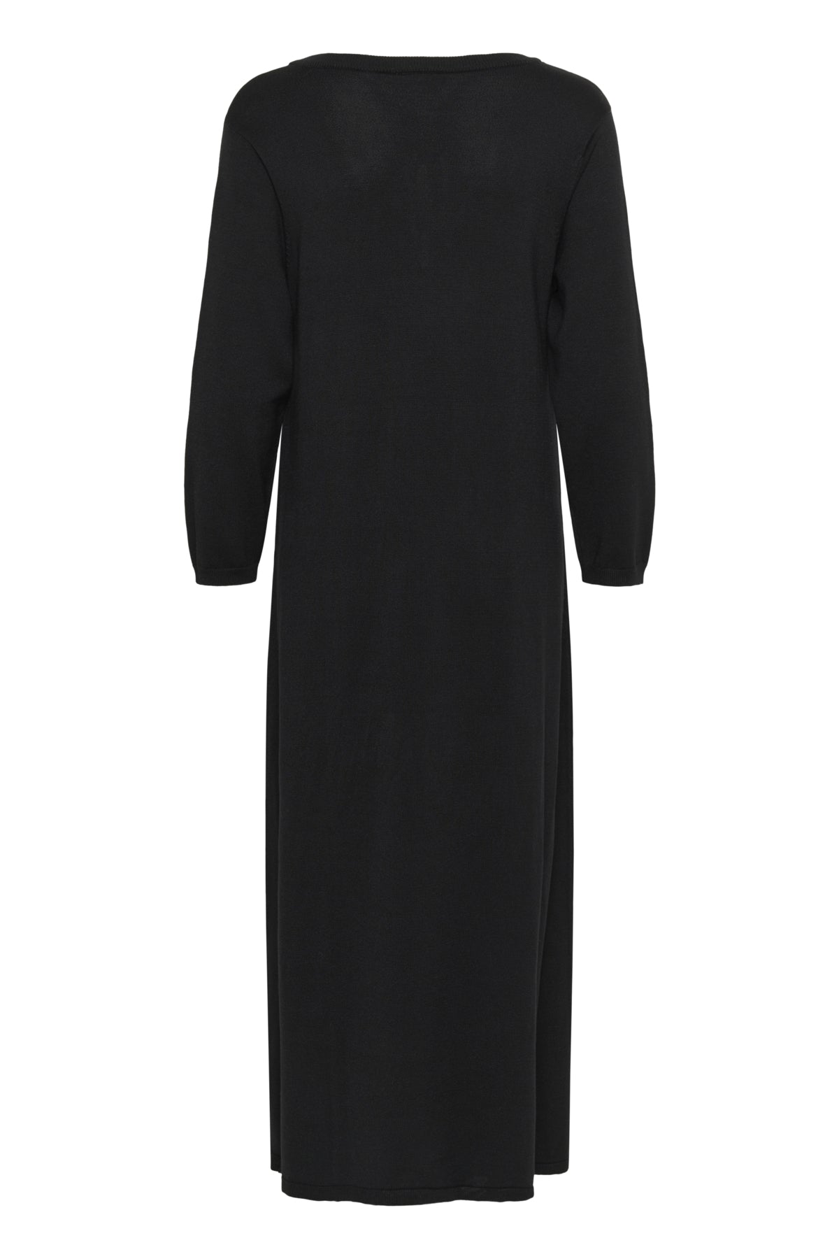 CRVillea embroidery Knit Dress Pitch Black - 10614349