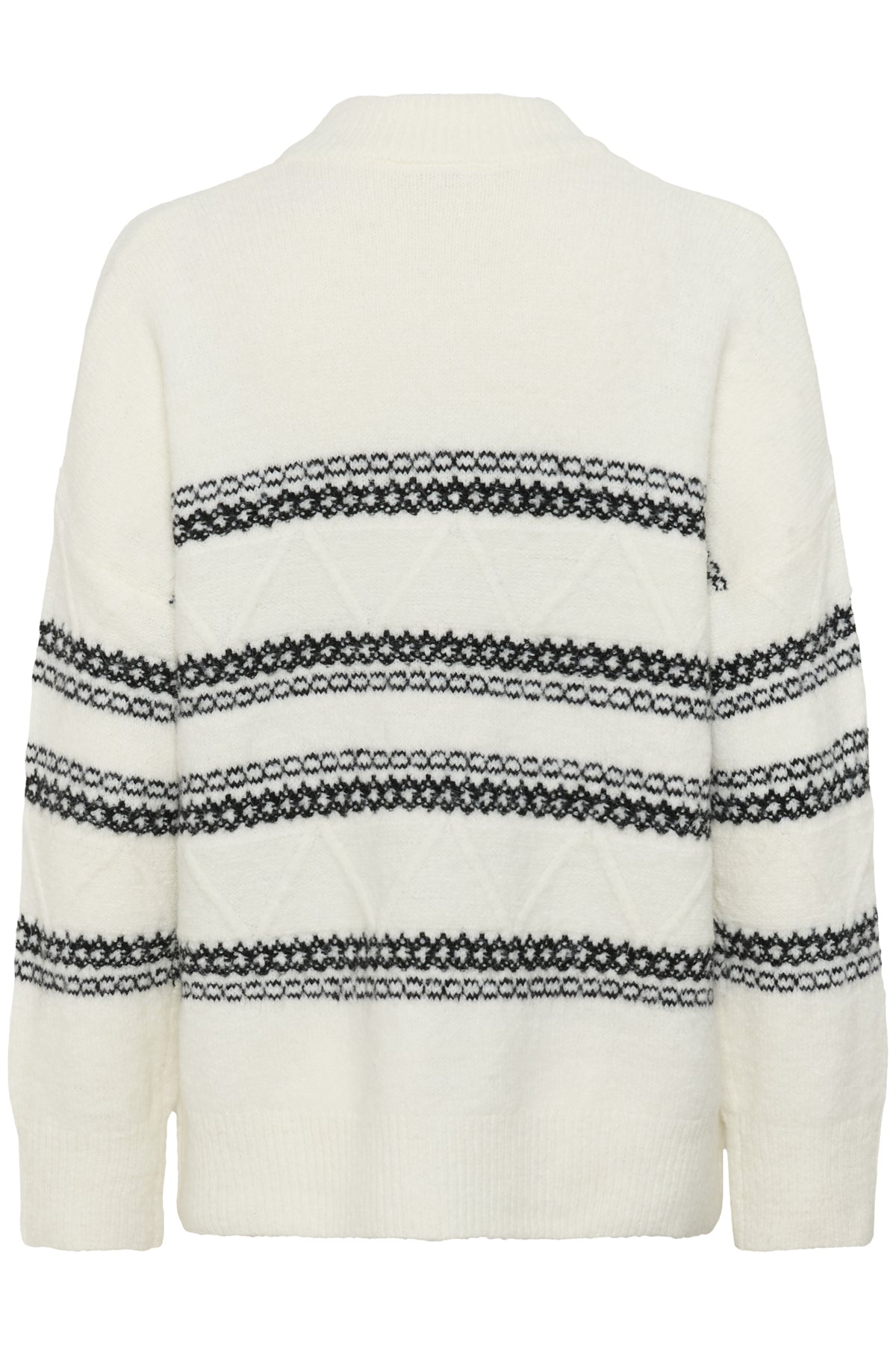 CRSkie Stickad Tröja Whisper White Melange - 110701 - 10614397