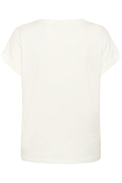 CRMias T-shirt Calm Text Floral - 10614404 Thumbnail
