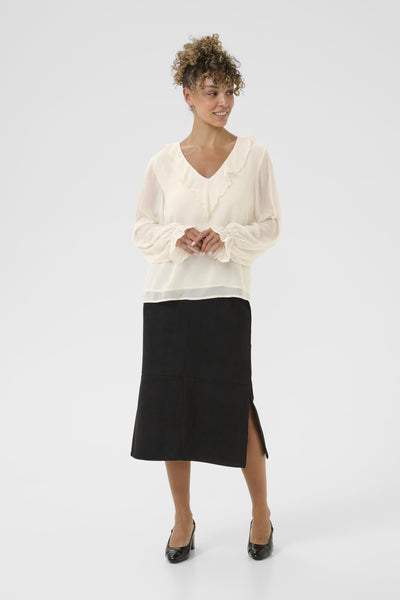 CRFlake Blouse Whisper White - 110701 - 10614486 Thumbnail