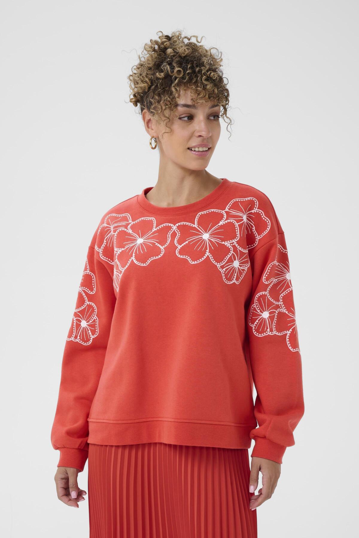 CRDaria Sweatshirt Paprika - 171553 - 10614496