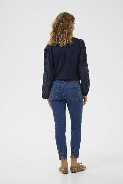 CRSanny Sorya 7/8 Jeans - Baii Portland Blue Denim - 104682 - 10614534 Thumbnail