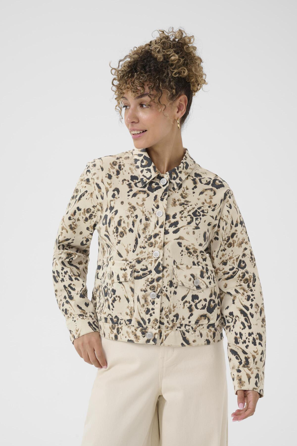 CRSuara Jacka Oatmeal Leopard - 108756 - 10614538