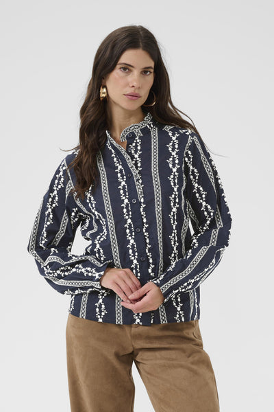 CRSabina Skjorta Navy Blazer - 193923 - 10614549 Thumbnail