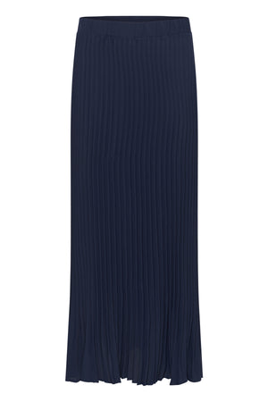 CRCharline Plisserad kjol Navy Blazer - 193923 - 10614644