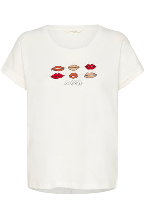 CRLumilla T-Shirt Röda läppar - 108783 - 10614661