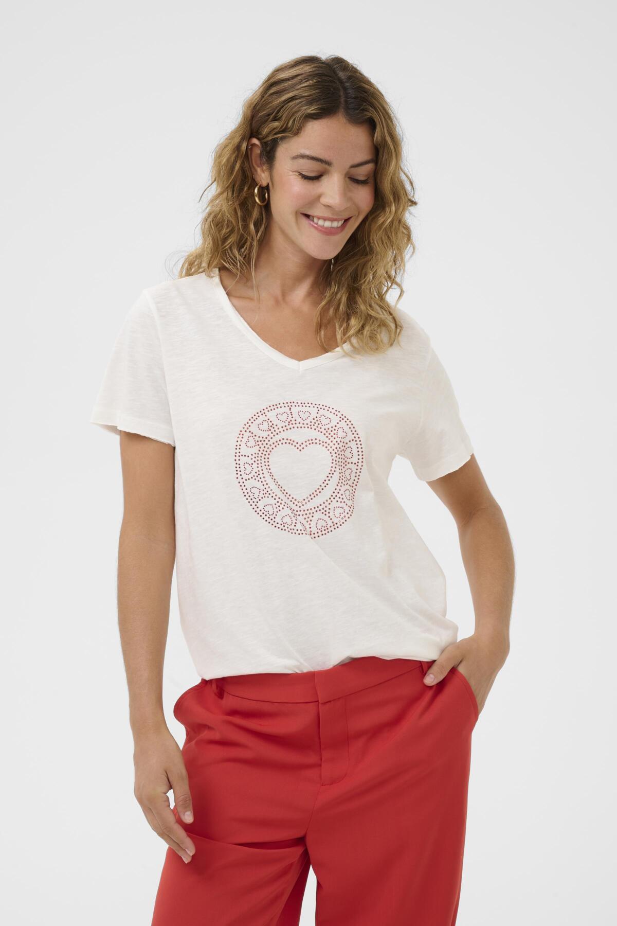 CRFrisa T-shirt Snövit - 110602 - 10614666