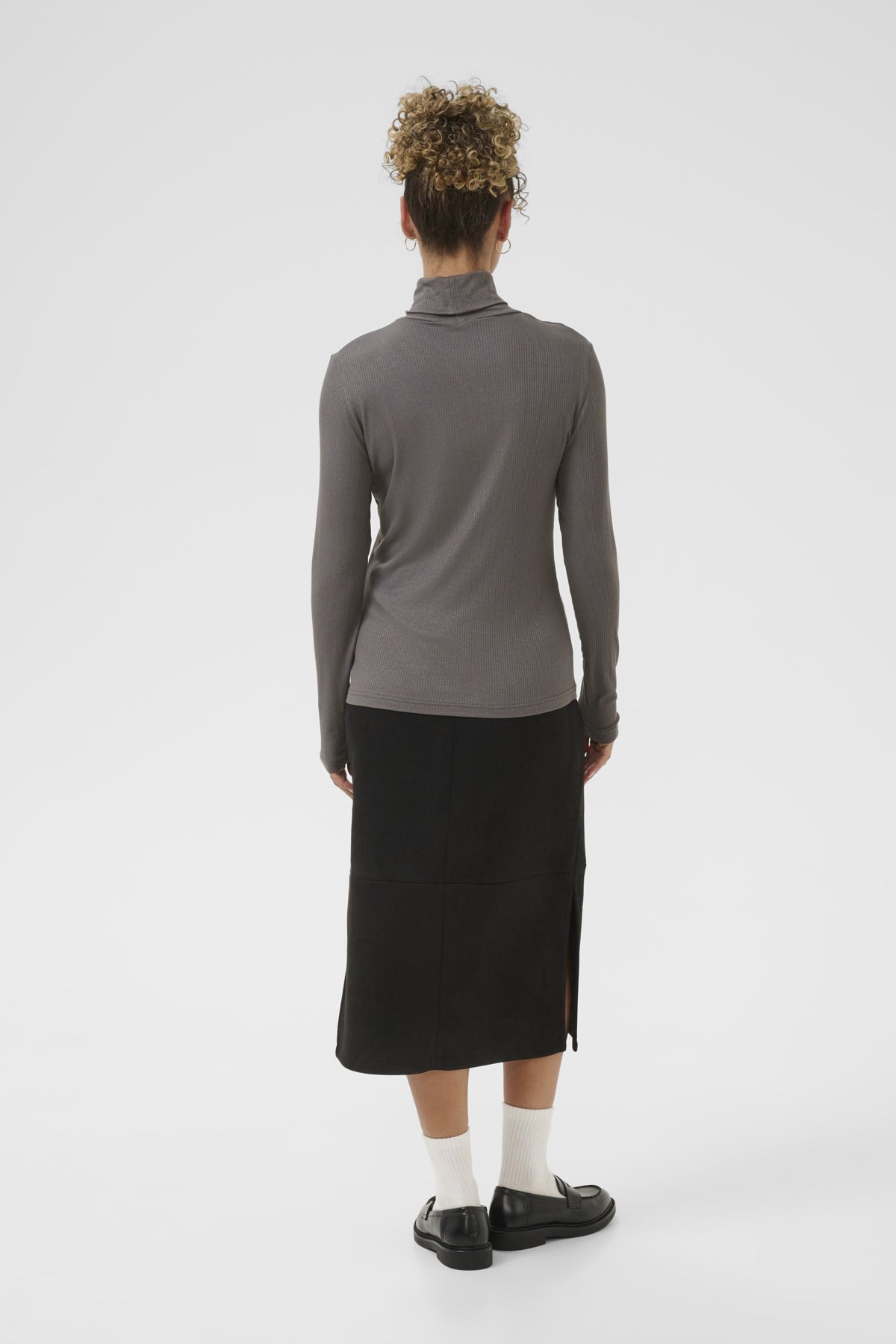 CRKalliope Turtleneck Jersey B Granitgrå - 185204 - 10614737