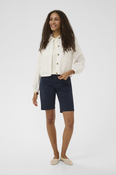 CRBerta Twill Jacket Snow White - 110602 - 10614741 Thumbnail