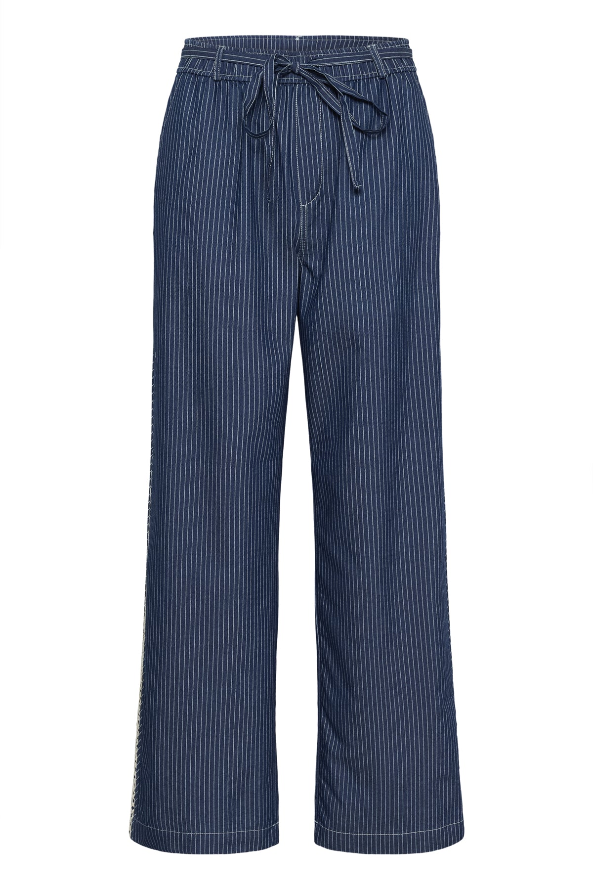 CRAgate byxor Rossland randig denim - 10 - 10614791