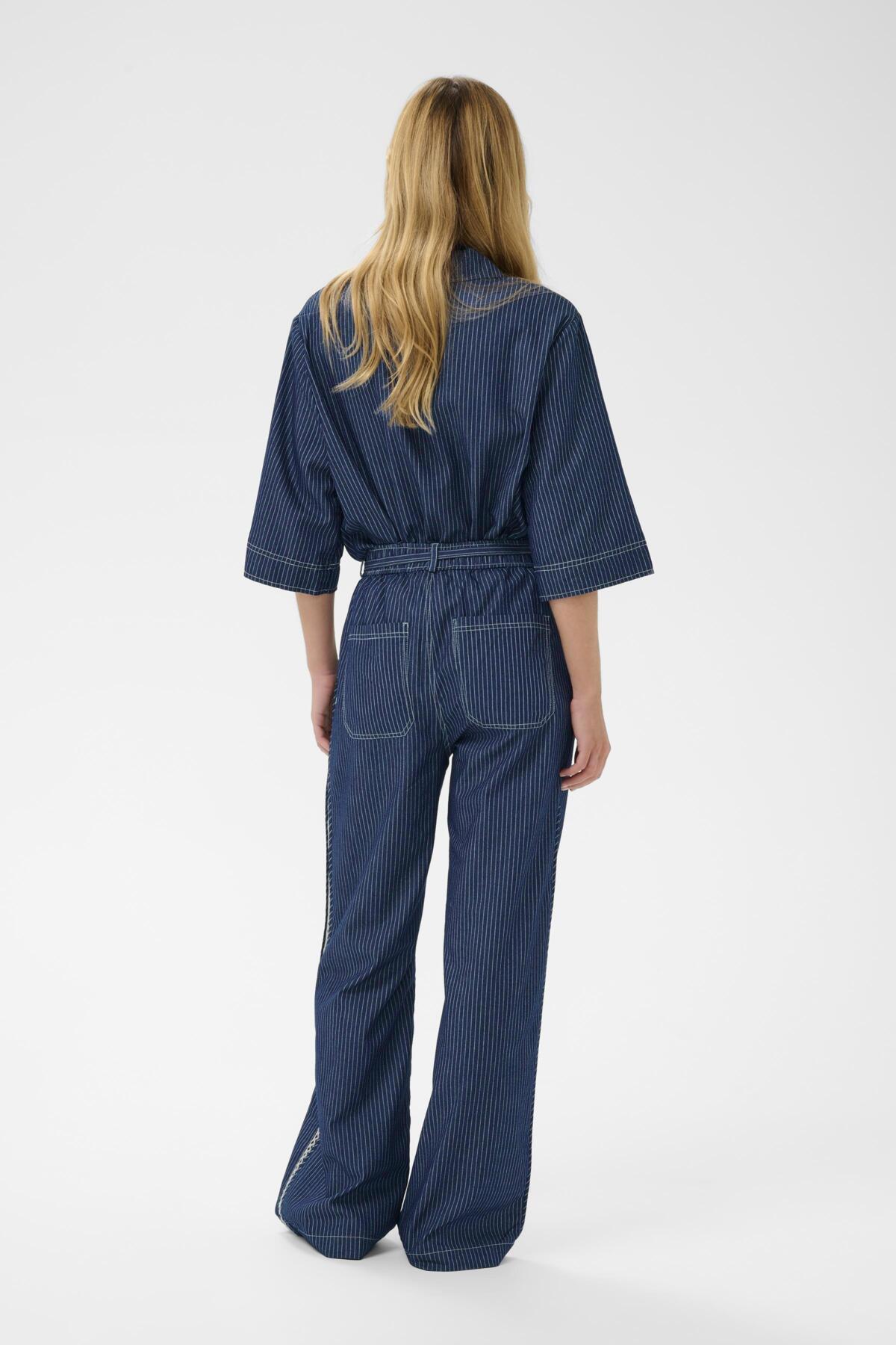 CRAgate byxor Rossland randig denim - 10 - 10614791