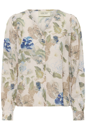 CRLucia Blouse Hailey Print med blå - 10951 - 10614805