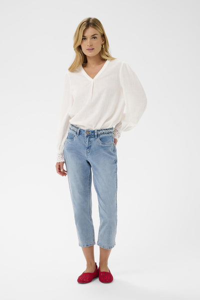 CRGrazie 3/4 Denim Brading - C Cambell Medium Blue Denim - 10 - 10614845 Thumbnail